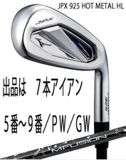 Mizuno New 2024.9 JPX 925 HOT METAL HL 7pcs 5 9 P WEDGE G WEDGE 22 MFUJION i Ca