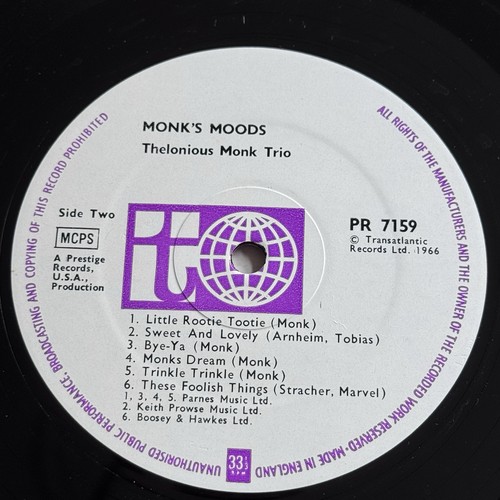 Thelonious Monk - Monk's Moods Transatlantic Records – PR 7159 REISSUE 1966 - Picture 4 of 4