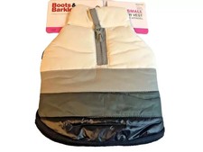 Boots  Barkley dog puffer vest size extra small multicolor pet dog jacket