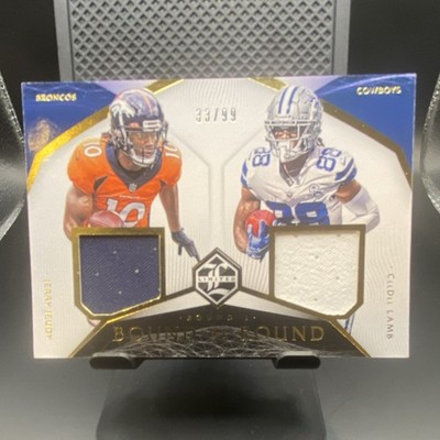 2020 Panini Limited Bound by Round Jeudy Lamb #BR-JJ Dual Patch Rookie /99