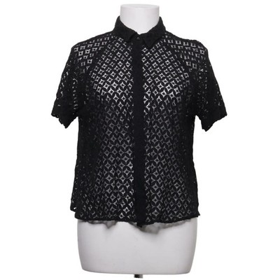 Dorothy Perkins, Strickjacke, Damen, Größe: 44, Schwarz, Blumen, Spitze #dGu
