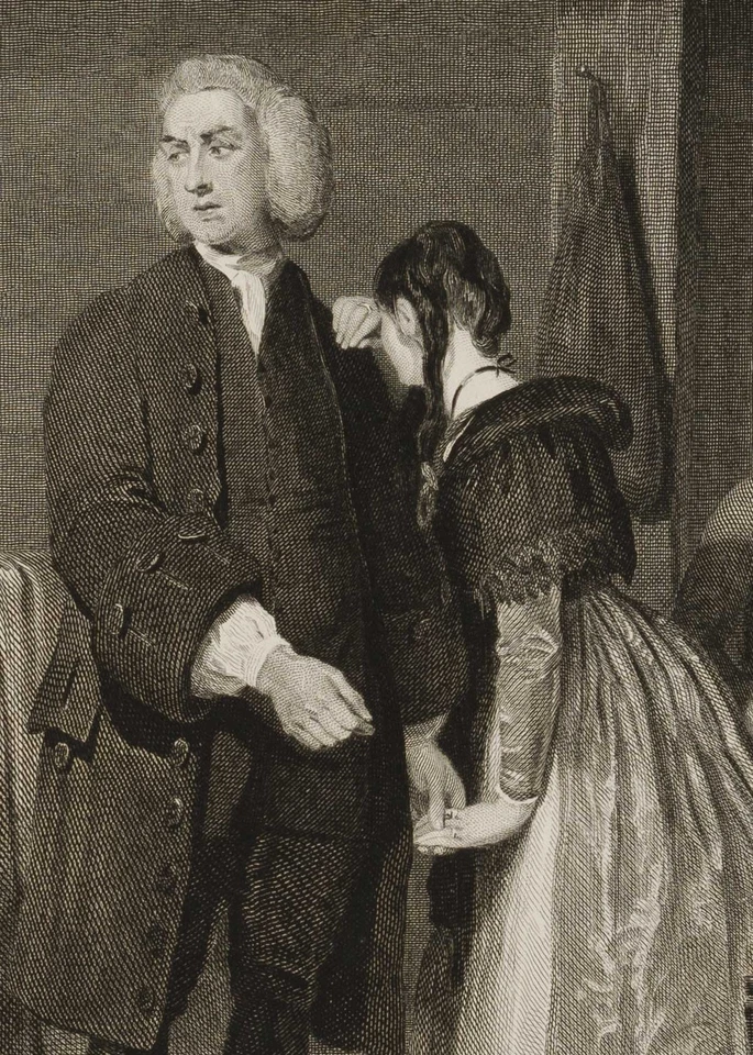 BURNET (*1781) nach NEWTON (*1795), Vicar of Wakefield,  1830, Sst. Realismus - Bild 3 von 4