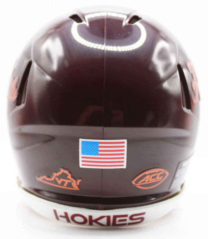Minicasco personalizado Riddell 2025 Virginia Tech Hokies vs Louisville Foto 3 de 3