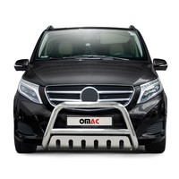 FrontbüGel FrontschutzbüGel FüR Mercedes Klasse 2014-2019 Abe Edelstahl Silber