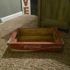 Coca-Cola Wood Carrier Crate Case Coke Rustic Vintage - NICE!! Craft Project
