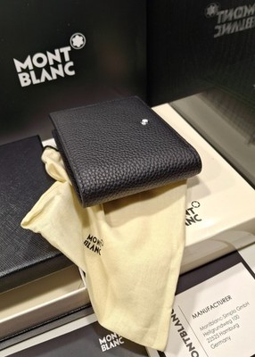 Montblanc Meisterstück Brieftasche 4cc Münzfach 220217 Grain Leather Geldbörse
