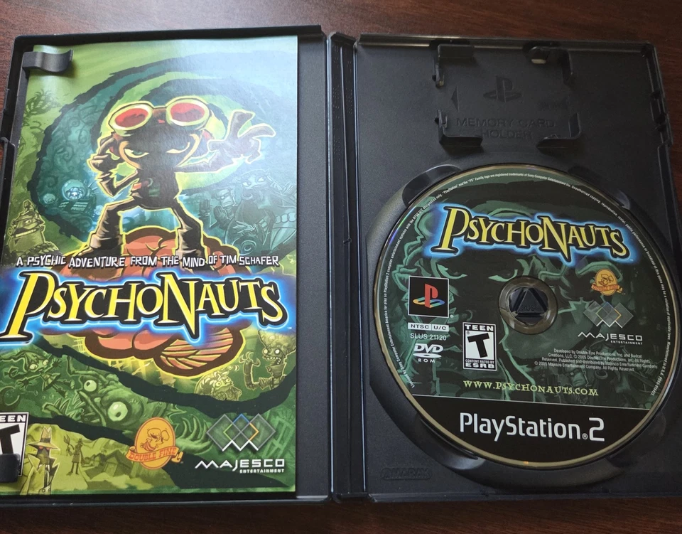Psychonauts (Sony Playstation 2, 2005) PS2 Tested Working  - Image 2 of 2