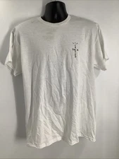 Travis Scott Cactus Jack Men's Crew Neck White Short Sleeve Tee Shirt Size Large