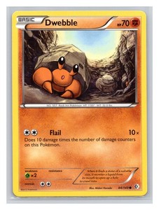 Pokémon TCG Dwebble 84/149 Boundaries Crossed Normal LP