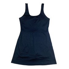 GapFit Women's Active Tank Dress, Square Neckline with Pocketed Inner Liner (S)