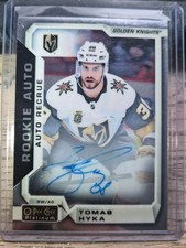 2018-19 O-Pee-Chee Platinum Rookie Autos Tomas Hyka #R-TH Auto