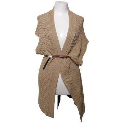 Liu Jo Jeans, Wickeljacke, Größe: M, Beige, Acryl/Baumwolle, Einfarbig #Q1D
