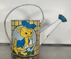 Vintage Ohio Art Childs Tin Litho Sailor Duck Watering Can Duck Gardening
