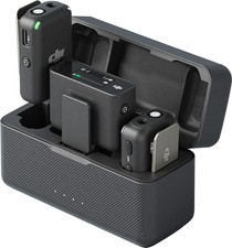 Mic 2 TX 1 RX Charging Case , Wireless Lavalier Microphone, 250M 820 Ft.