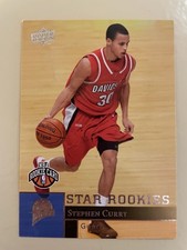 Upper Deck 2009-10 Star Rookies Stephen Curry #234 Rookie Basketball Card. rookie card picture