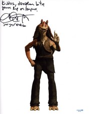 Ahmed Best "Star Wars" AUTOGRAPH Signed 'Jar Jar Binks' 11x14 Photo B ACOA