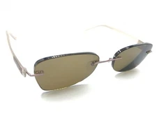 Silhouette 7608 40 6057 Titanium Light Brown Rimless Eyeglasses Frames 17 140