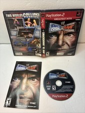 WWE Smackdown vs. Raw PS2 CIB W/ Manual Greatest Hits PlayStation 2 Tested WWF