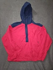 Vintage L.L. Bean 1/2 Zip Pullover Jacket Men's Large USA Hiking Camping