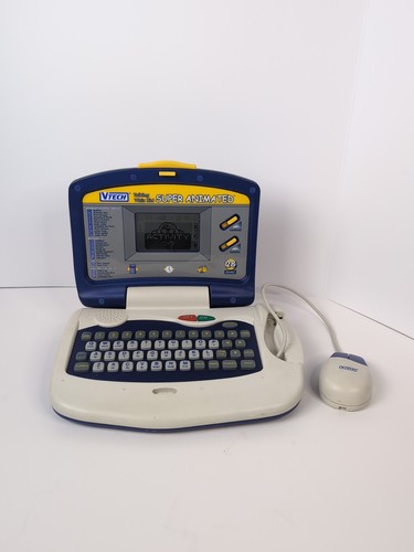 Portatile VTech Talking Whiz bambino super animato con mouse testato funzionante 
