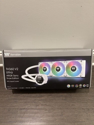 Thermaltake TH360 V2 Ultra ARGB Sync All-In-One Liquid Cooler - Snow Edition