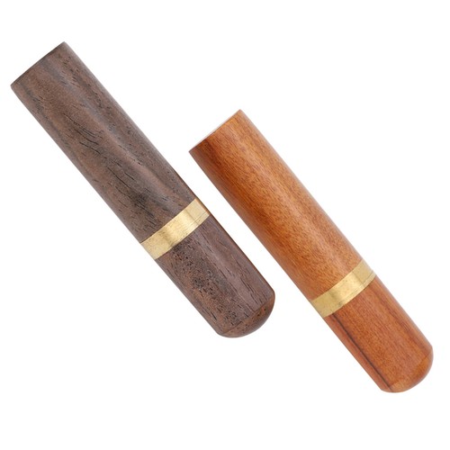 2Pcs Household Hand Needle Box Ebony+Rosewood Needle Storage Container Leather - Picture 17 of 22