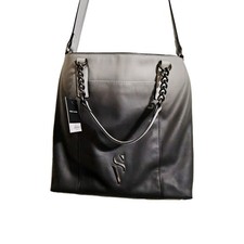 Simply Vera Vera Wang Catherine Tote Handbag Gray Black