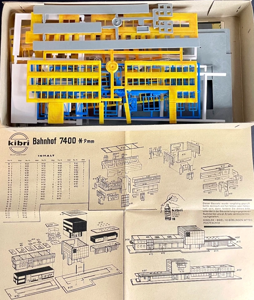 Kibri N Scale Station Kit # 7400 - Image 3 of 3