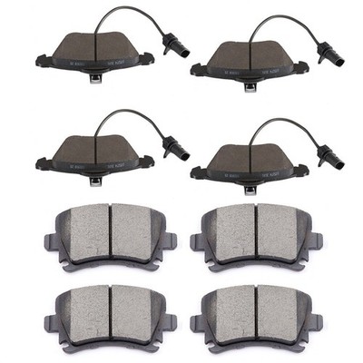 For 06-07 Audi A3 Ambiente 2,0L Front Rear Left Right 8pcs Brake Pads 1111 1108