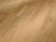 Parkett Eiche Natur Gebürstet Schiffsboden Bodenbelag 2400 x 200 x 13 mm Klick