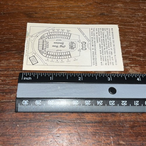 1967 Auburn vs Kentucky Football Ticket Stub 10.07.1967 - Bild 3 von 11