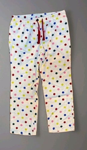 Neu mit Etikett Old Navy Damen-Pyjamahose gepunktet Flanell Größe Large