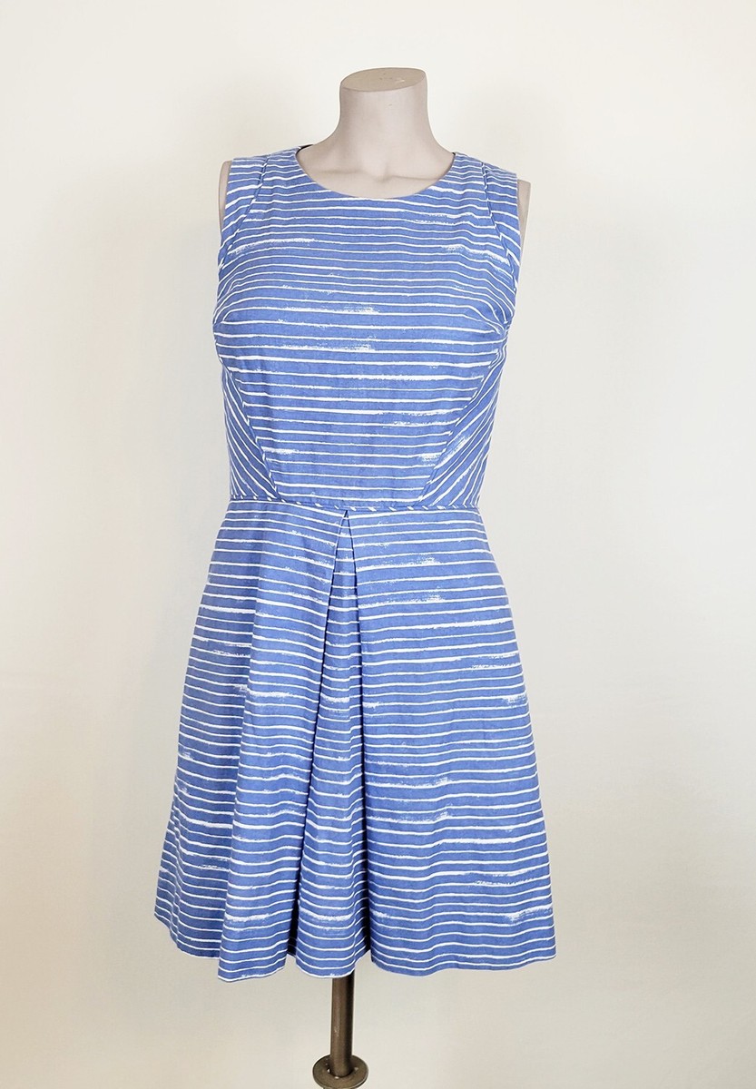 gap blue linen dress Womens New Gap Linen Dress Blue