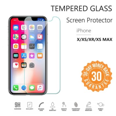 Lot Case Friendly Size Tempered Glass Screen Protector for iPhone XR 6.1'' / MAX