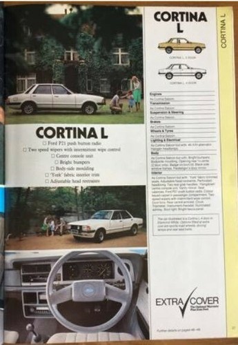 Vintage 1982 Ford Models Dealer Sales Brochure Info Booklet - United Kingdom - Bild 9 von 11