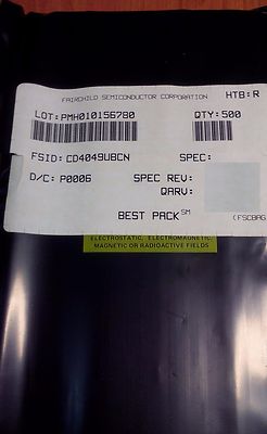 Lotto 10 Pezzi CD4049UBCN - Circuito Integrato CMOS Buffer Esagonale Fairchild DIP16