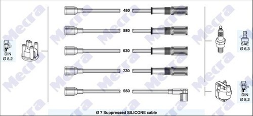 KIT CAVI CANDELE LANCIA DELTA THEMA 2.0 ie turbo 8V dal 1985
