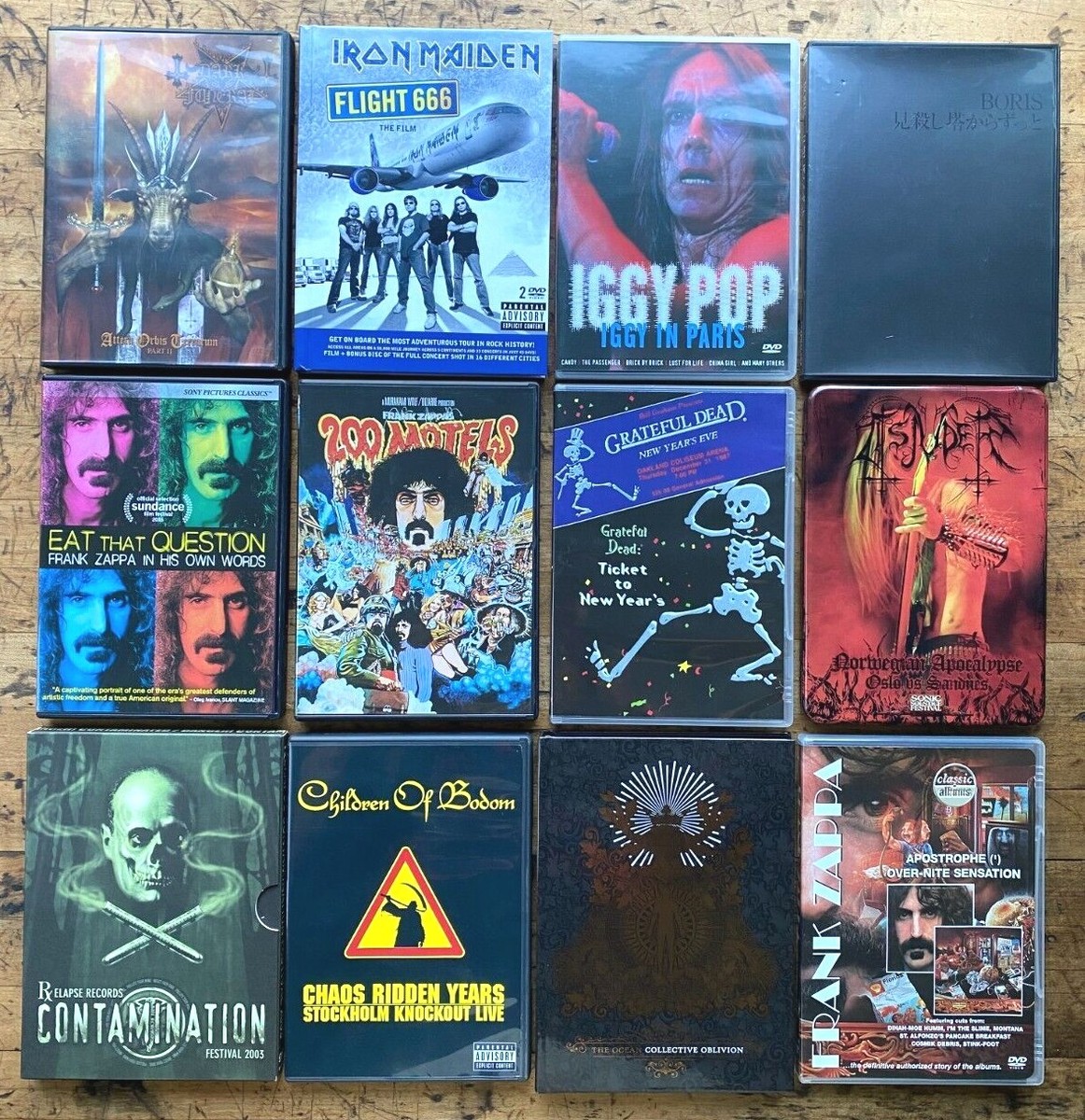 200+ Punk & Metal DVDs: The Damned, KMFDM, Pixies, The