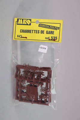 Lot MKD HO Réf 499 + 535 - Charettes, Tonneaux, Sacs - Neuf Sous Sachet