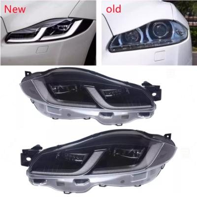 For 2012-2019 Jaguar XJ XJL Upgrade LED Front DRL Headlights