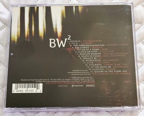 BLAIR WITCH 2 CD / Book Of Shadows Soundtrack / Alternitive Rock - Industrial - Picture 3 of 3
