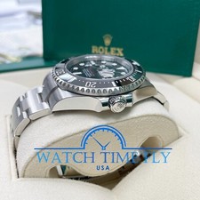Rolex Sea-Dweller 126600 Stainless Steel Black Ceramic Bezel Red label 43mm 9