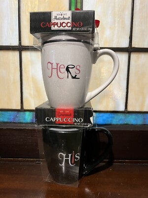 Bon Cafe His and Her Cappuccino Cups