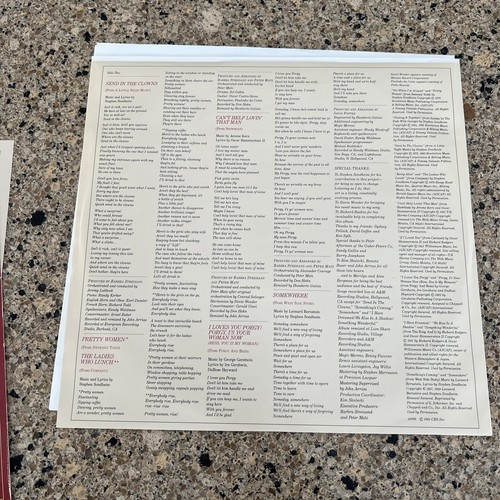 Barbara Streisand The Broadway Album 1985 Columbia Records 33 RPM Vinyl LP - Bild 5 von 8
