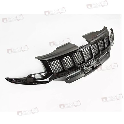 ✓Complete front Grille assembly For 17-21 Jeep Grand Cherokee SRT