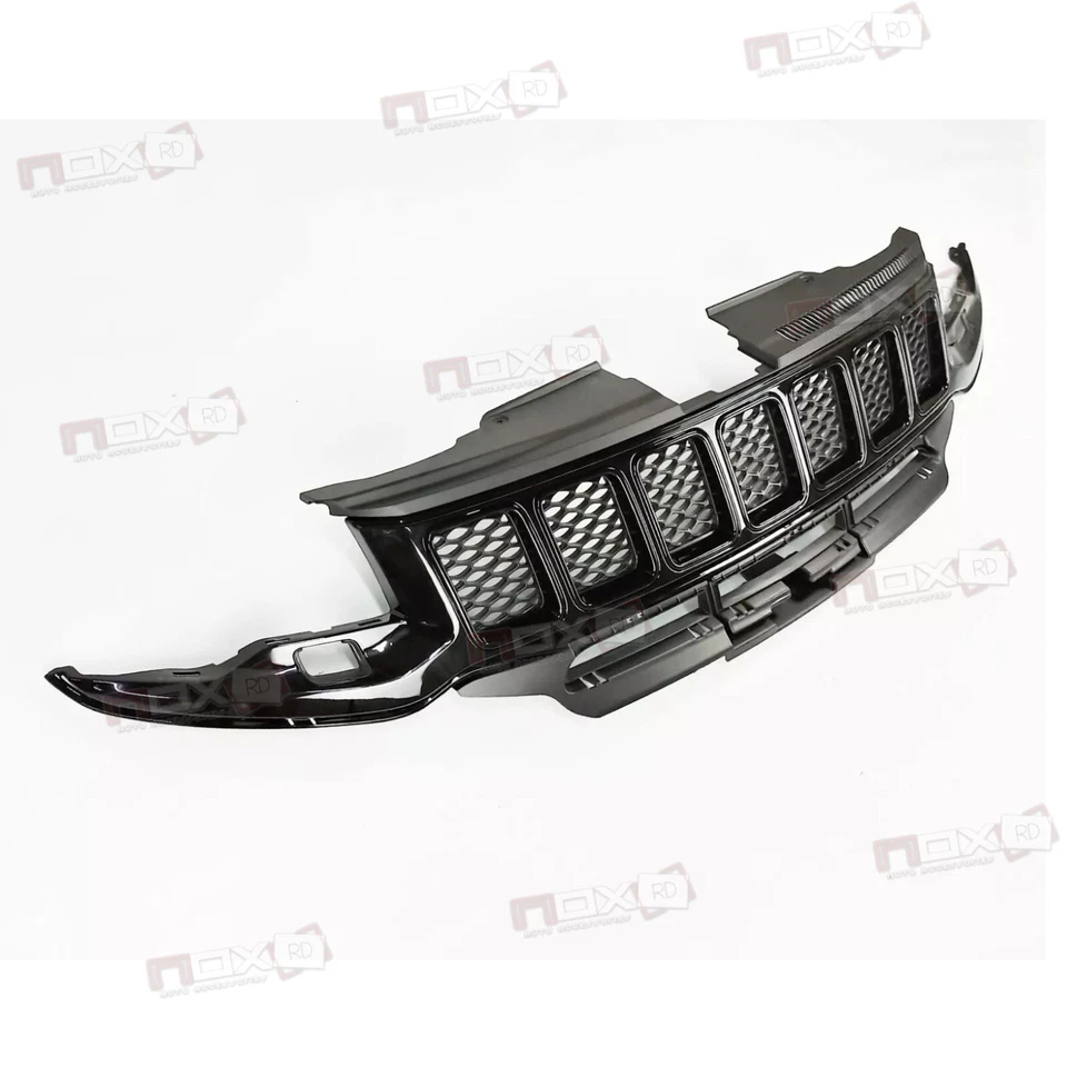 ✅Complete front Grille  assembly For 17-21 Jeep Grand Cherokee SRT / TRACKHAWK  - Image 2 of 4