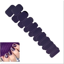 Jaysea Arts Nail Stickers - Color Dark Purple Street Nails Polish Wraps - B4G1!