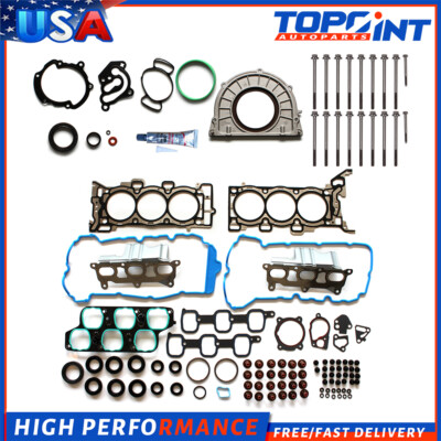 Topoint Full Head Gasket Bolts Set For 2007-2008 Saturn Outlook Buick 3.6L VIN 7