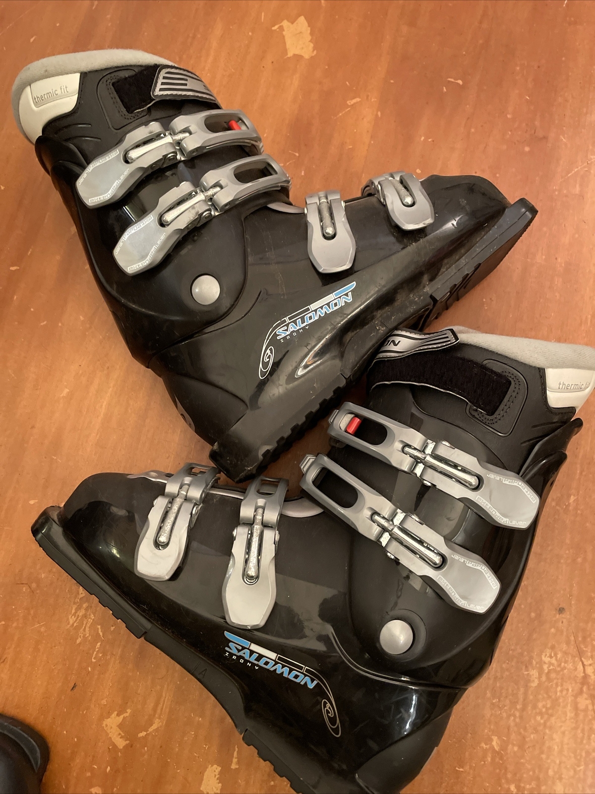 SALOMON Irony TF2 stivali da neve neri da discesa da donna taglia 26 US 9