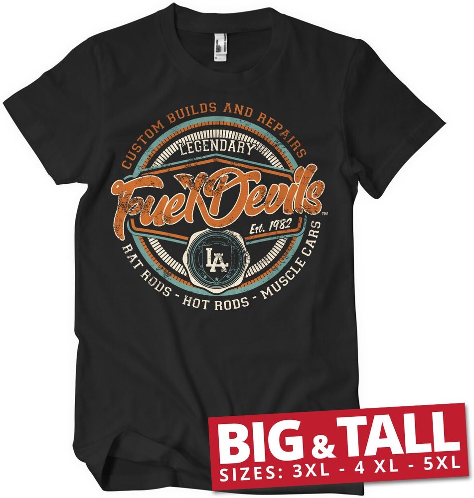 Легендарная футболка Big - Tall от Fuel Devils черного цвета 6590₽